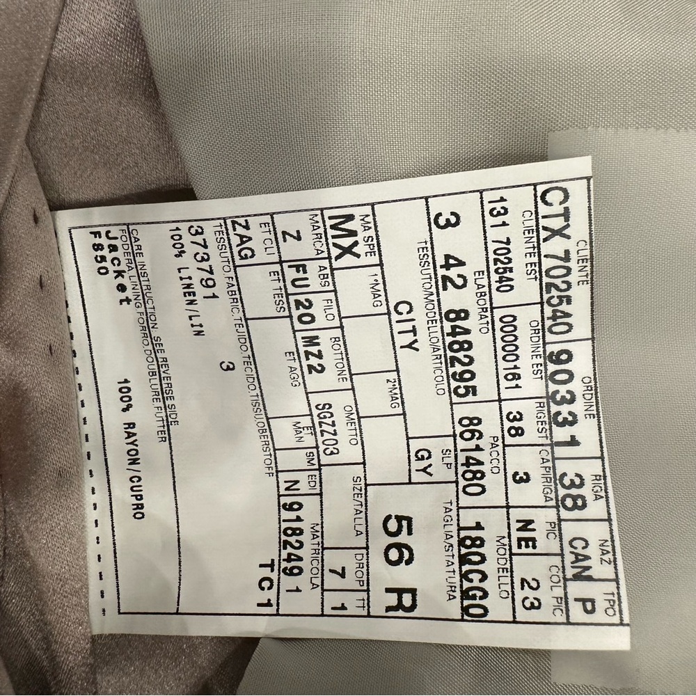 Z Zegna Classic Gray Sport Coat - Picture 4 of 11